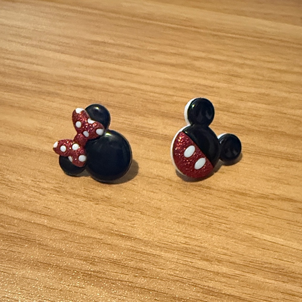 Mickey and Minnie earrings